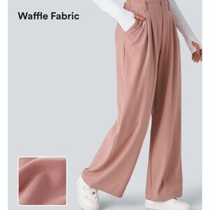 HALARA Women's Pink Wide Leg Pants